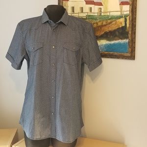NWT Banana Republic Short Sleeve Button Down Shirt